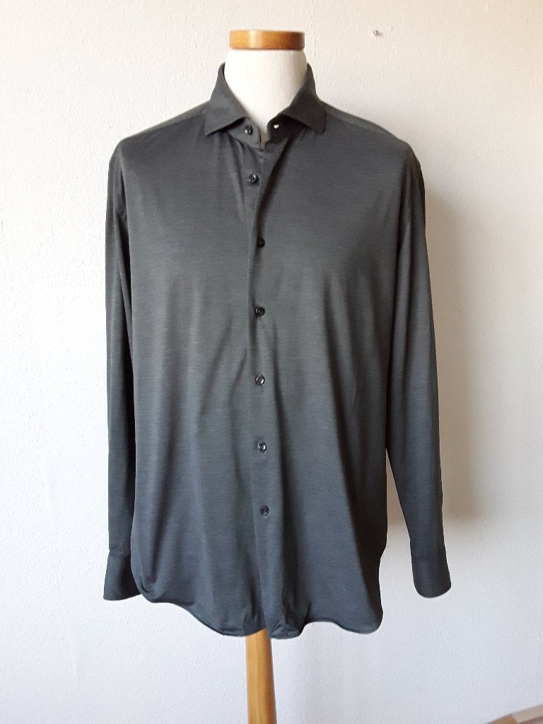 Xacus grijs overhemd mt XL (18/45), Zo goed als nieuw, Grijs, Halswijdte 43/44 (XL), Xacus