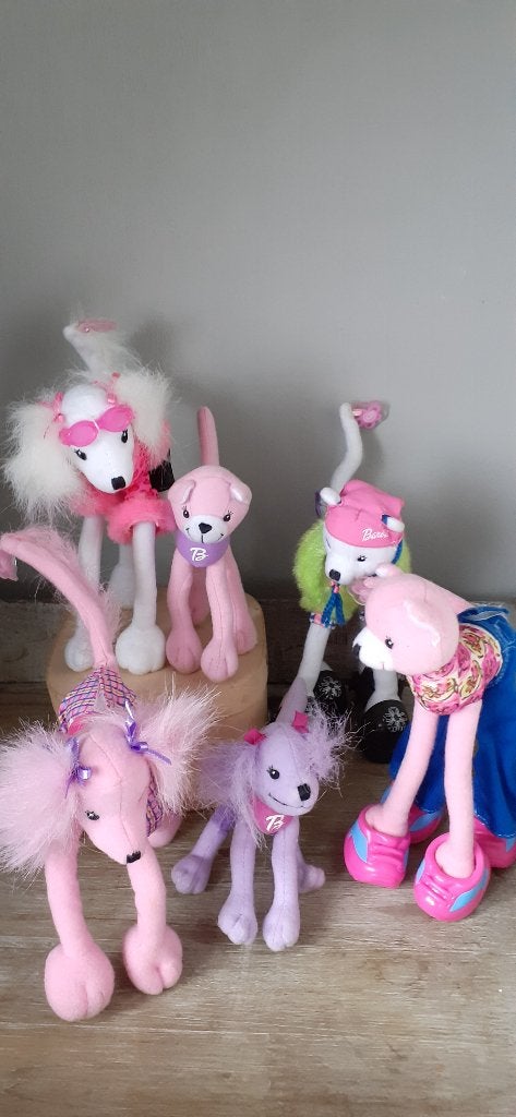 6 leuke hondjes van Mattel (barbie), Ophalen of Verzenden, Zo goed als nieuw, Jongen of Meisje