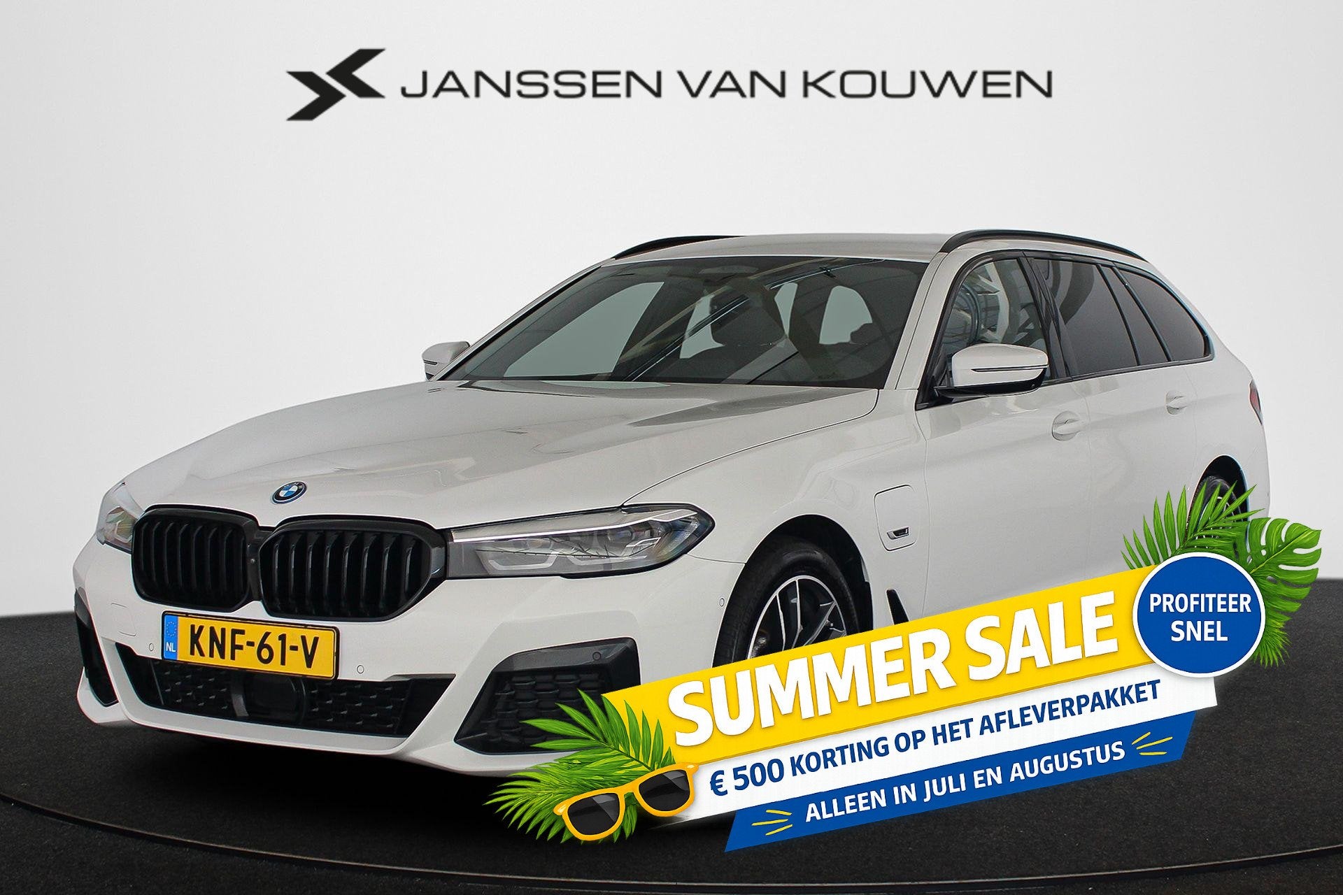 BMW 5-serie Touring 530e M Sport Trekhaak Adaptieve Cruise C, Auto's, BMW, 1998 cc, Achterwielaandrijving, Gebruikt, Alcantara