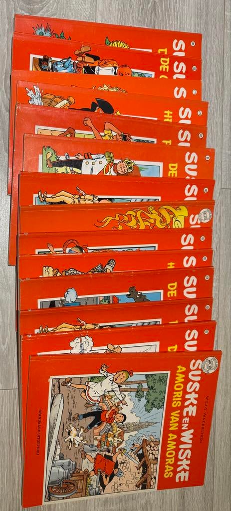 14 Suske en Wiske stripboeken, Meerdere stripboeken, Ophalen of Verzenden, Gelezen