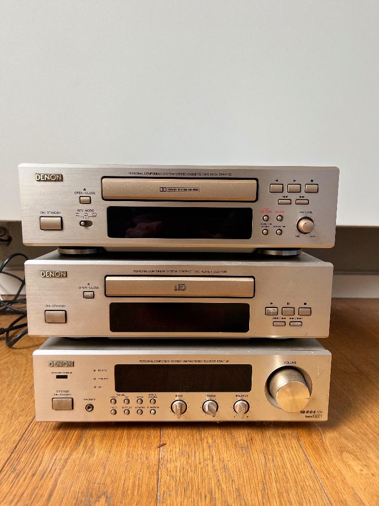 Denon stereo set, Ophalen, Gebruikt, Audio