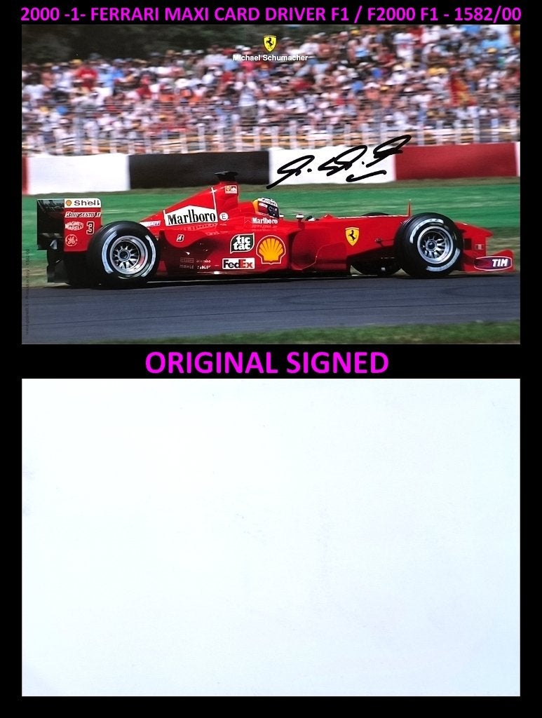 ferrari f2000 f1 card schumacher, Verzenden, Nieuw, Ferrari, Ferrari