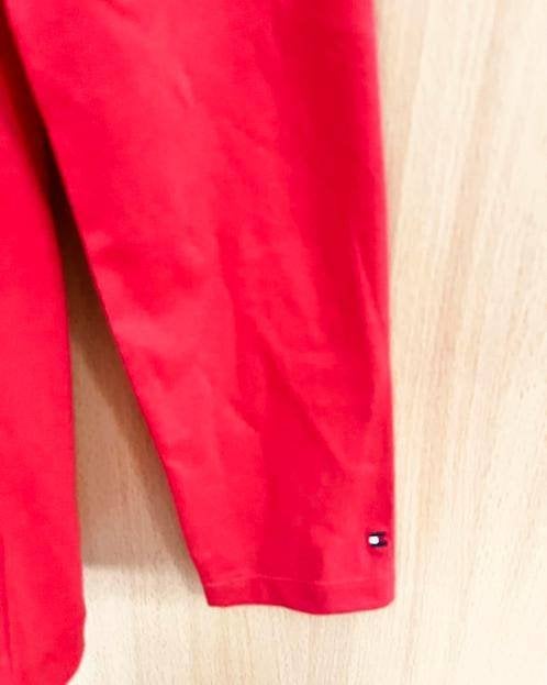 Tommy Hilfiger rood shirt maat S, Kleding | Dames, Nieuw, Ophalen of Verzenden, Lange mouw, Maat 36 (S)