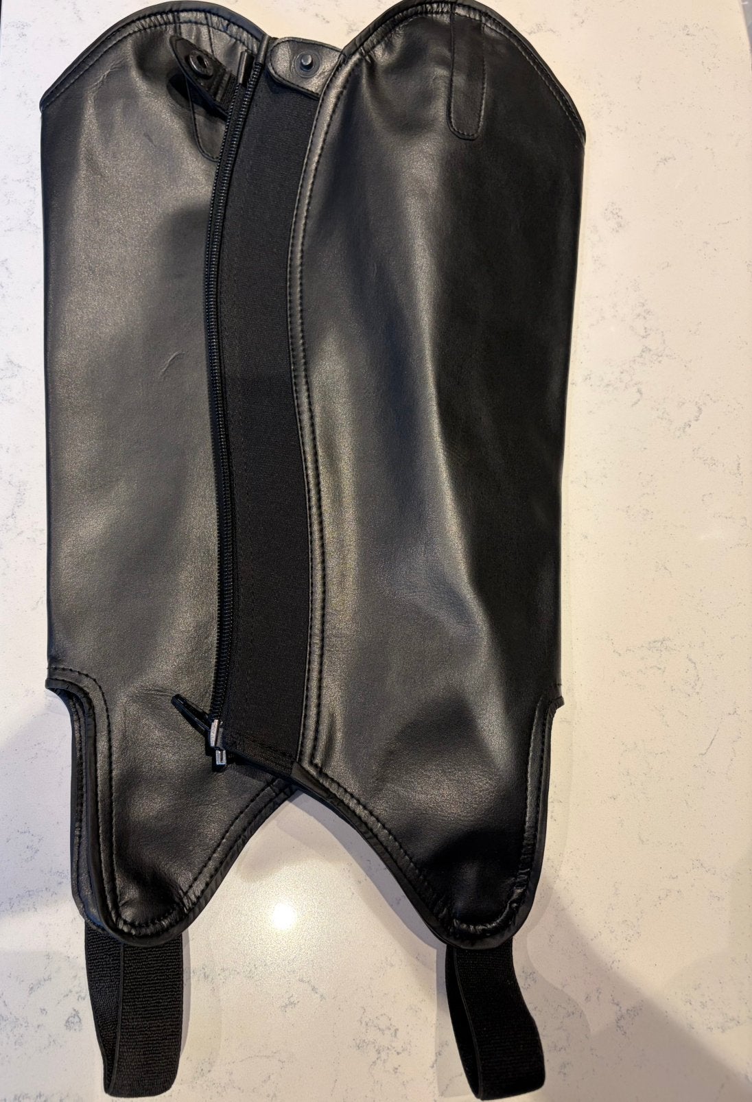 Zwarte dames chaps maat xxl/sw, Dieren en Toebehoren, Paardrijkleding, Ophalen of Verzenden, Zo goed als nieuw, Dames, Schoeisel