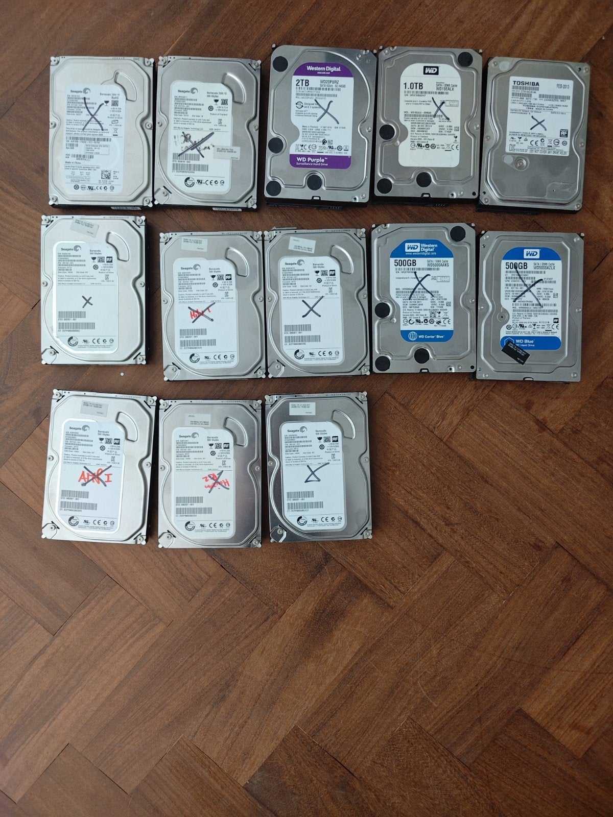 Tweede hands hdd(harde schijven), Computers en Software, Harde schijven, Ophalen of Verzenden, Desktop