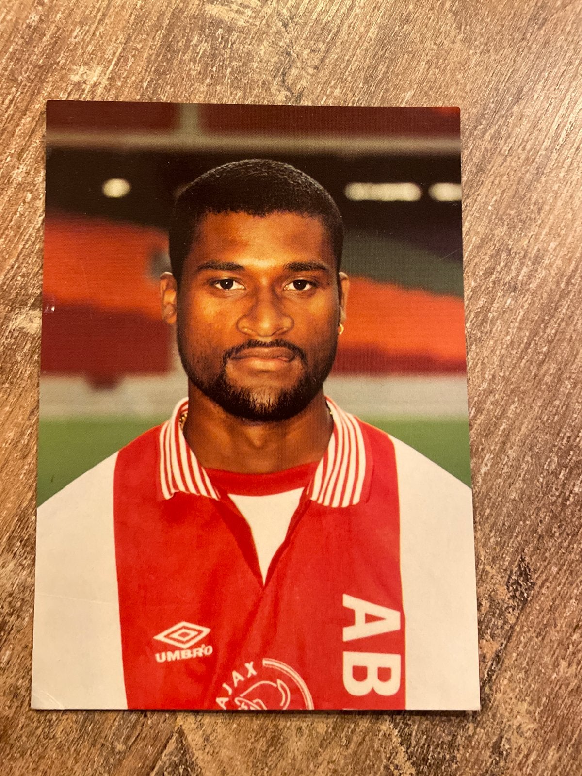 Winston Bogarde Ajax spelerskaart, Verzamelen, Ophalen of Verzenden, Zo goed als nieuw, Ajax, Spelerskaart