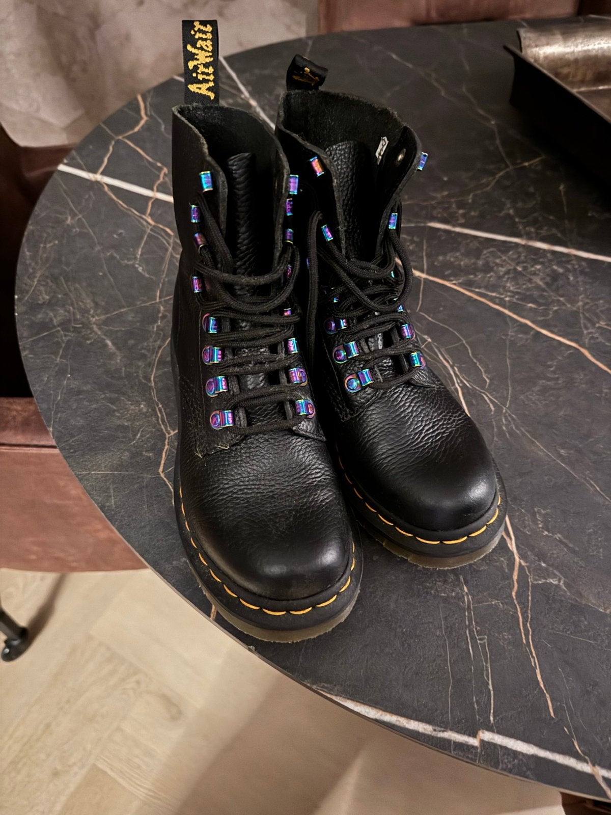 Dr. Martens Pascal boots- Maat 37, Ophalen, Zwart, Lage of Enkellaarzen, Zo goed als nieuw