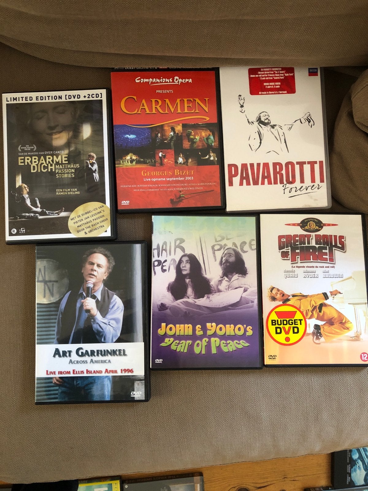 Diverse DVD's: Opera, Muziekdocumentaires en Films, Nederlands, Ophalen of Verzenden, Concert, Vanaf 12 jaar
