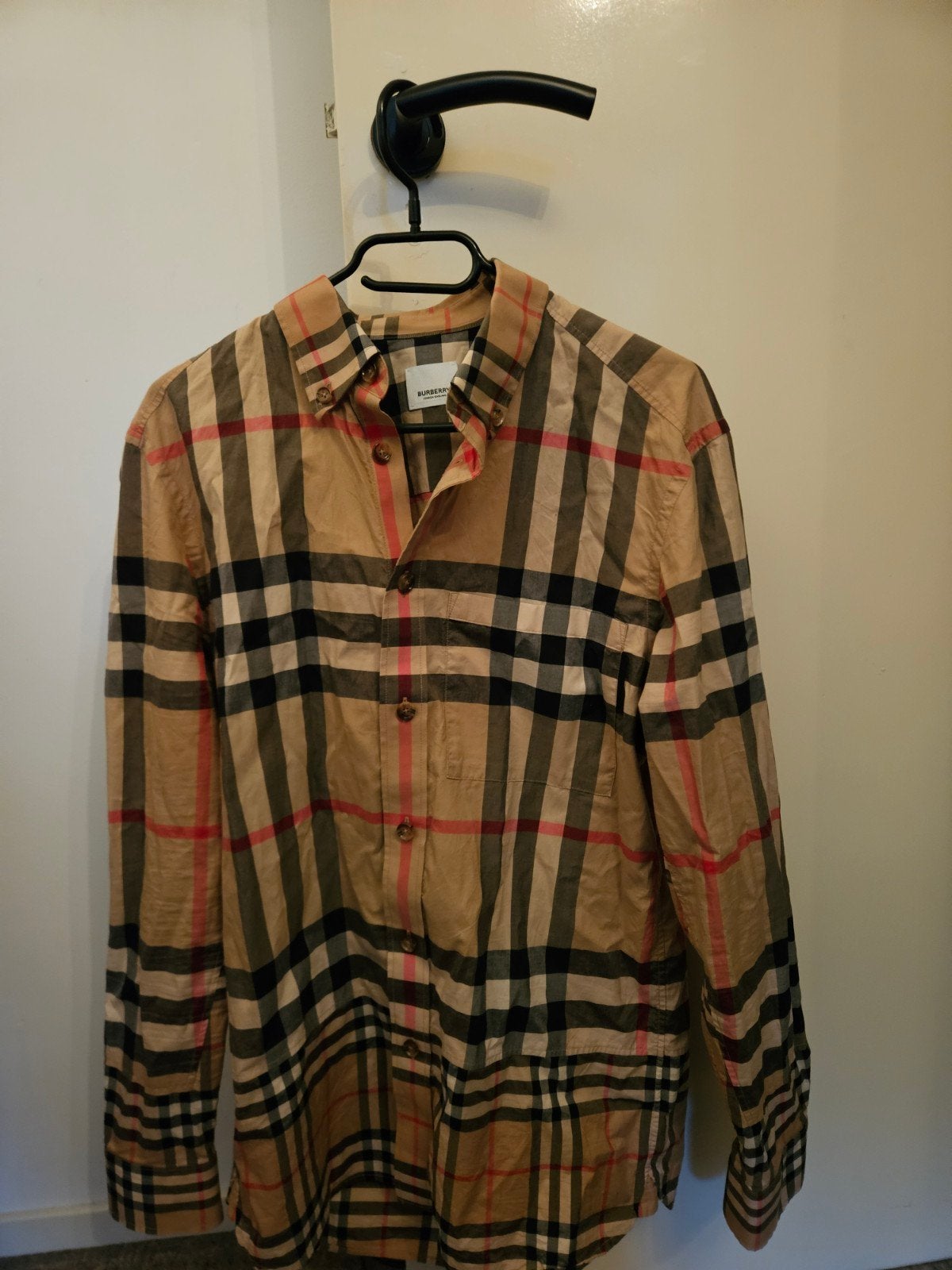 Burberry Blouse Heren S, Kleding | Heren, Overhemden, Ophalen of Verzenden, Zo goed als nieuw