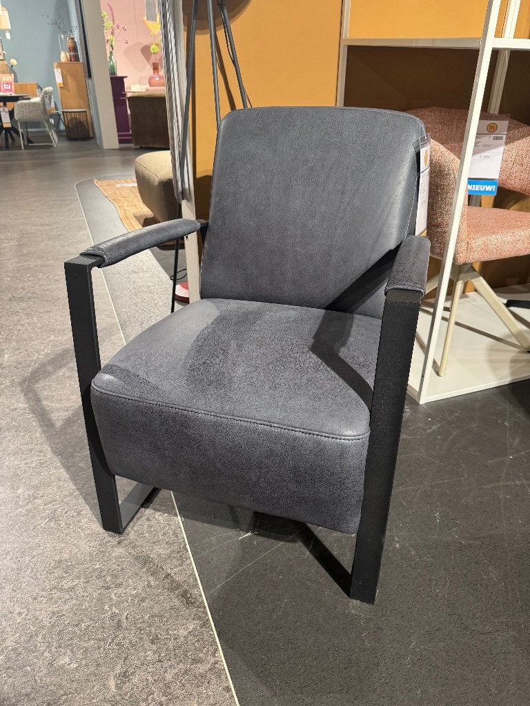 Te koop: Trendhopper fauteuil, 75 tot 100 cm, Ophalen of Verzenden, Zo goed als nieuw, Leer