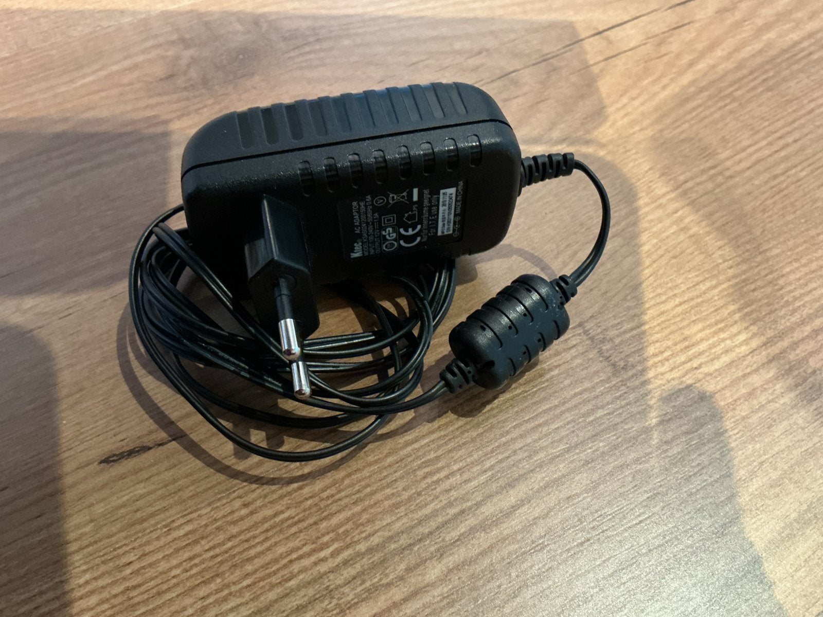 Ktec AC Adapter 12V 1.5A - Voeding, Ophalen of Verzenden, Gebruikt