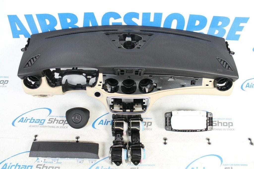 Airbag set - Dashboard beige Mercedes GLA X156 (2014-heden), Gebruikt, Ophalen of Verzenden