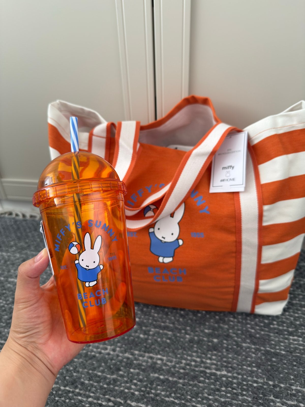 Nijntje H&M Home X Miffy Oranje Beach Set Nieuw, Ophalen of Verzenden, Nieuw, Oranje, Overige typen
