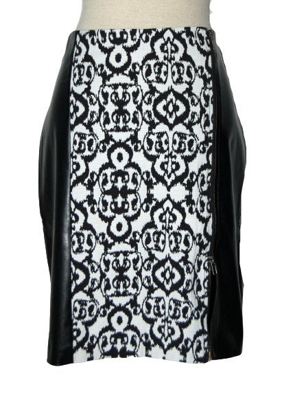 Nieuw Costes stof-faux leather rokje, rok, Mt. L, Overige kleuren, Verzenden, Maat 42/44 (L), Nieuw