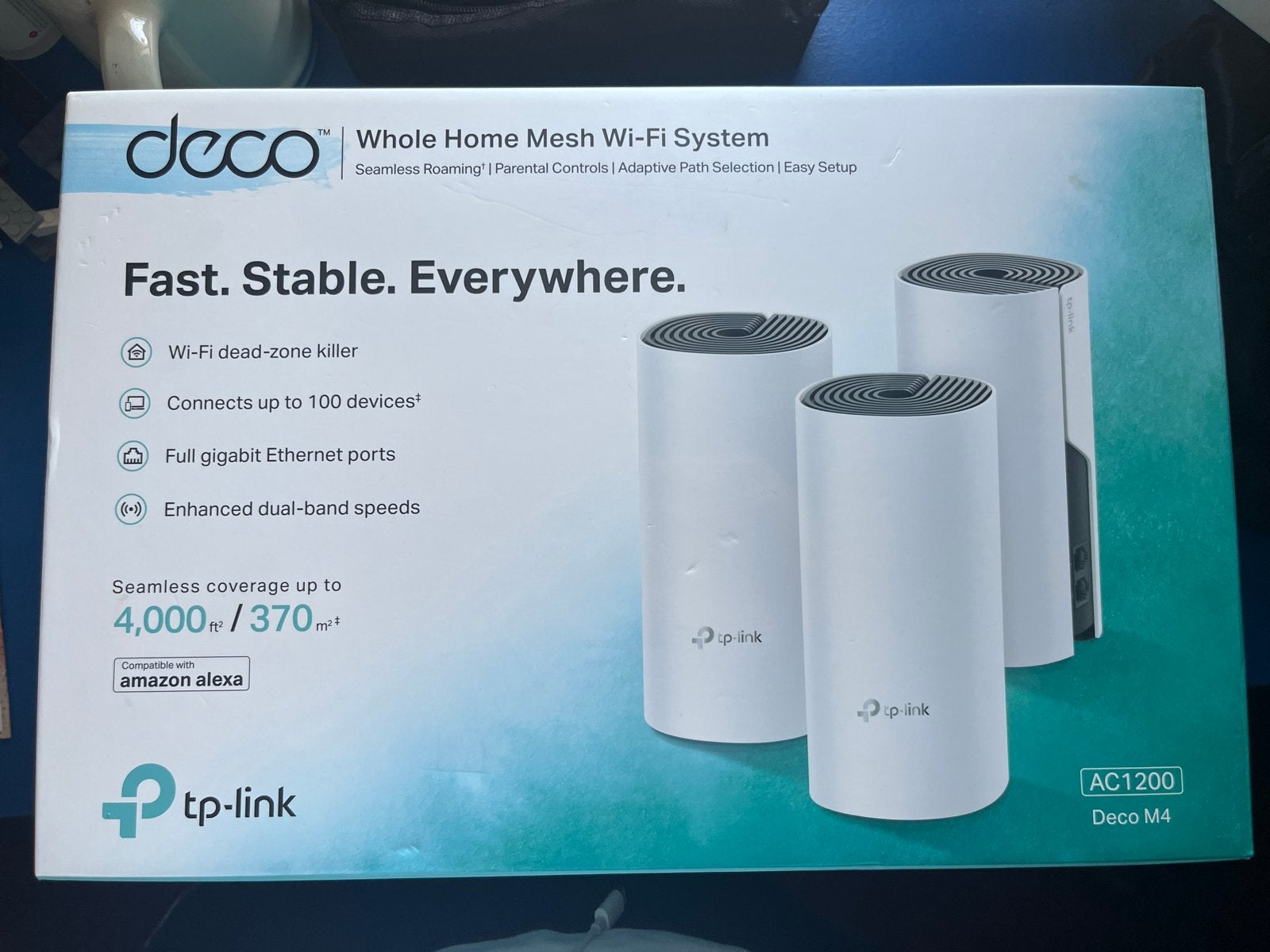 Wi-Fi versterkers TP-Link Deco M4 AC1200, Computers en Software, Routers en Modems, Ophalen of Verzenden, Zo goed als nieuw, Router