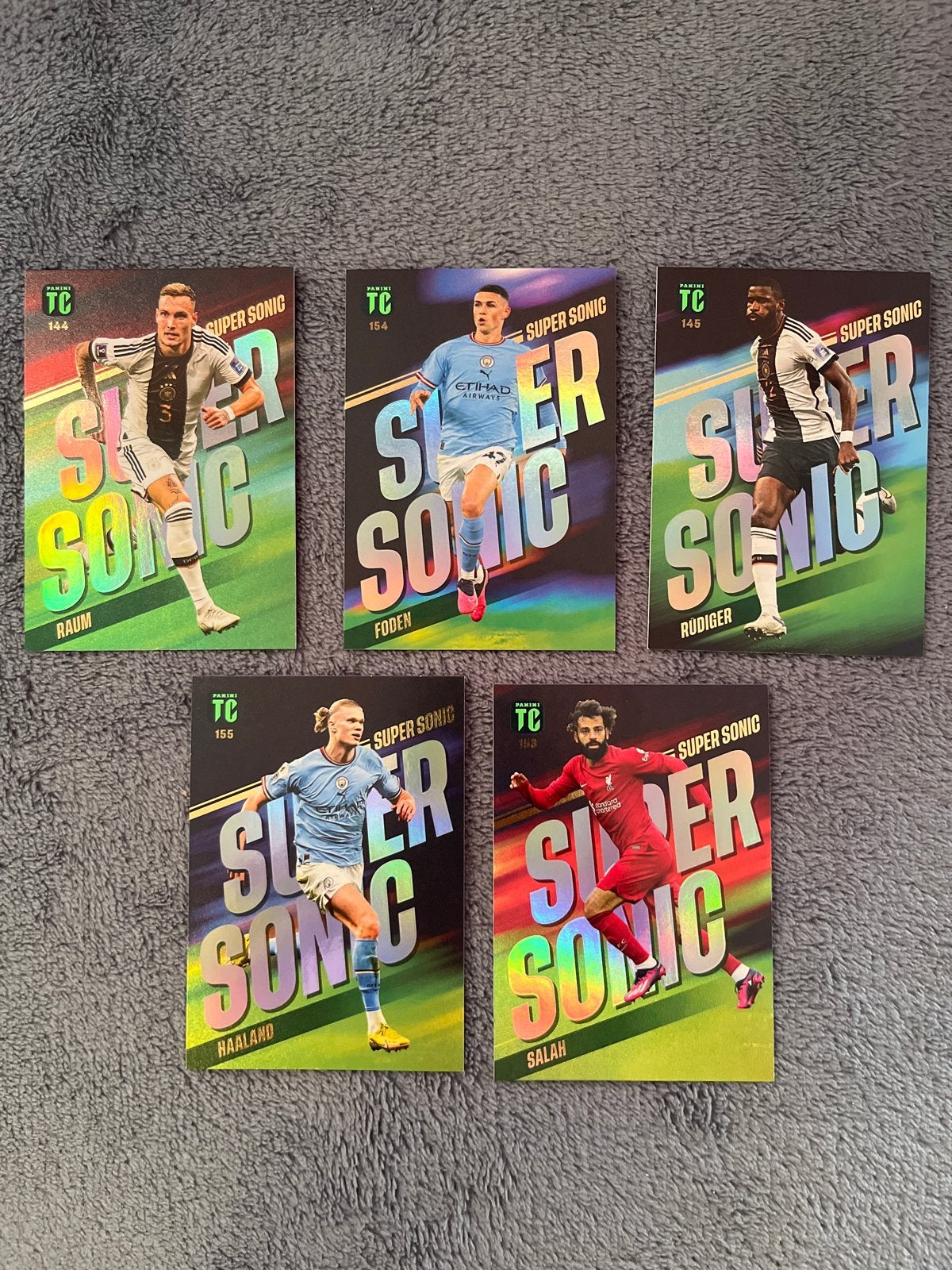 Panini Top Class 2023 Super Sonic Haaland Foden Salah, Ophalen of Verzenden, Zo goed als nieuw, Buitenlandse clubs, Spelerskaart
