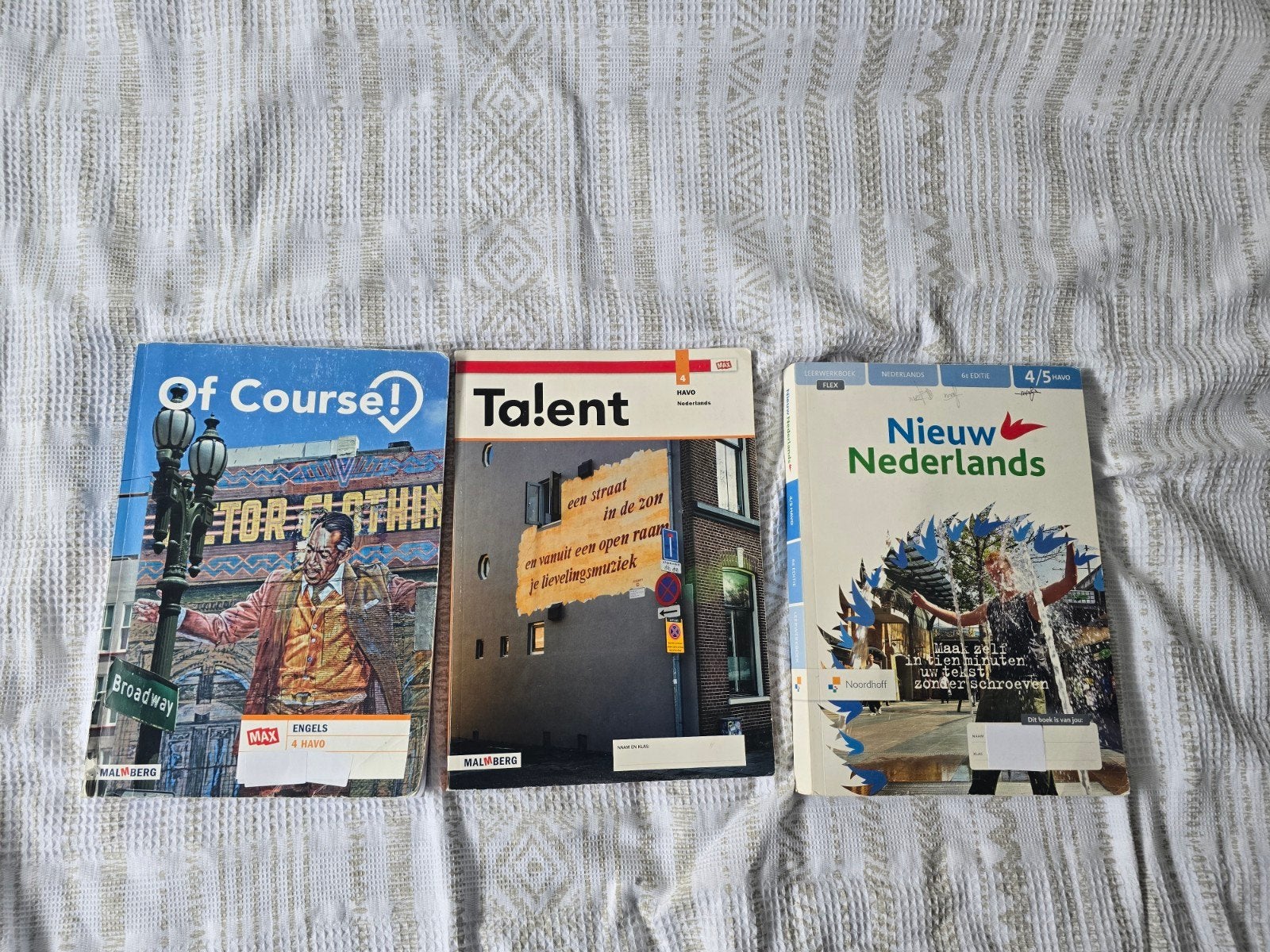HAVO schoolboeken Engels & Nederlands – Of Course, Talent, Ophalen of Verzenden, Zo goed als nieuw, HAVO, Nederlands