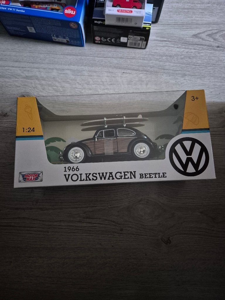 Motor Max VW Kever Woody met surfplanken, Ophalen of Verzenden, Nieuw, Auto, Motormax