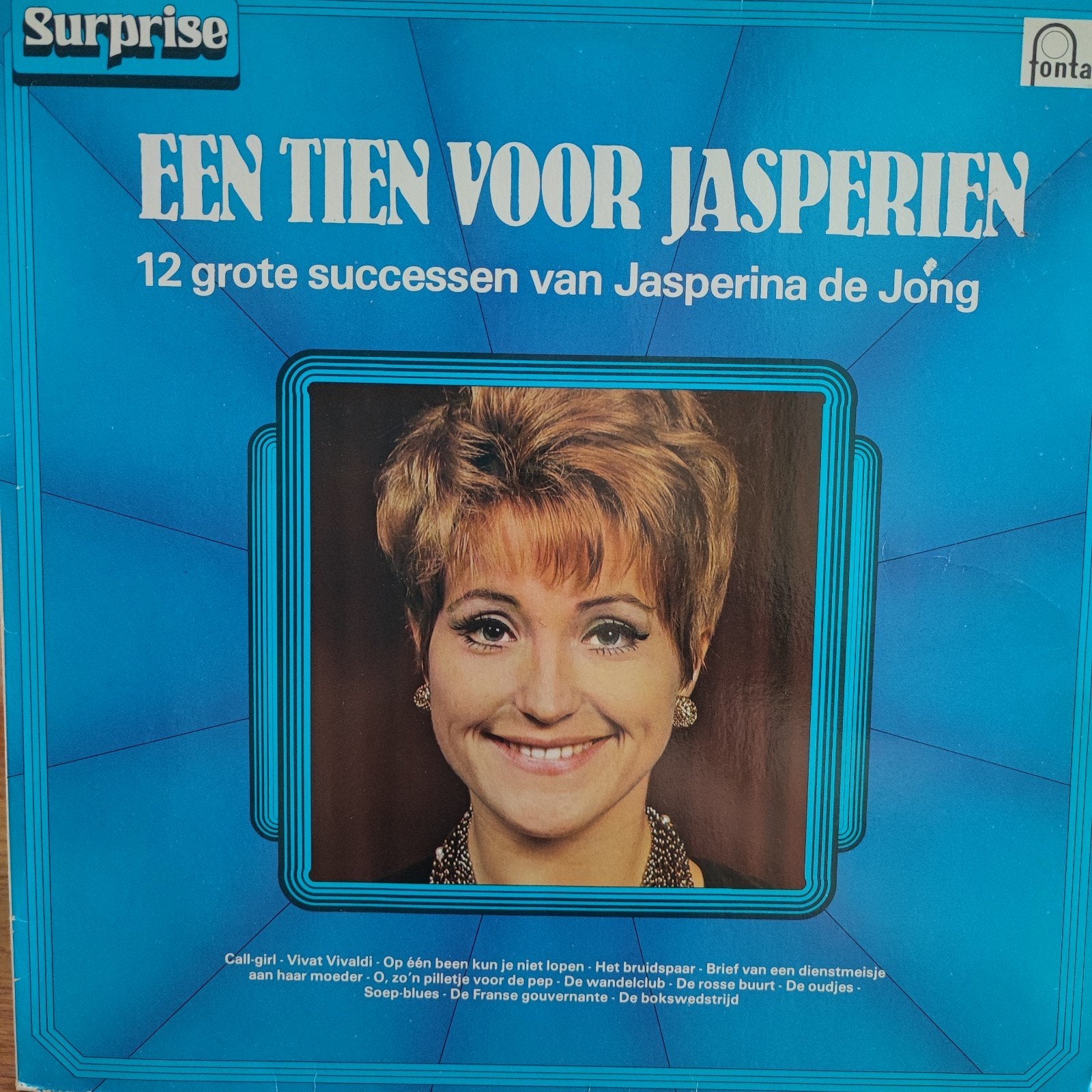 Jasperina de Jong - Een Tien Voor Jasperien LP (1970), Ophalen of Verzenden, 1970 - 1979, Gebruikt, 12 inch