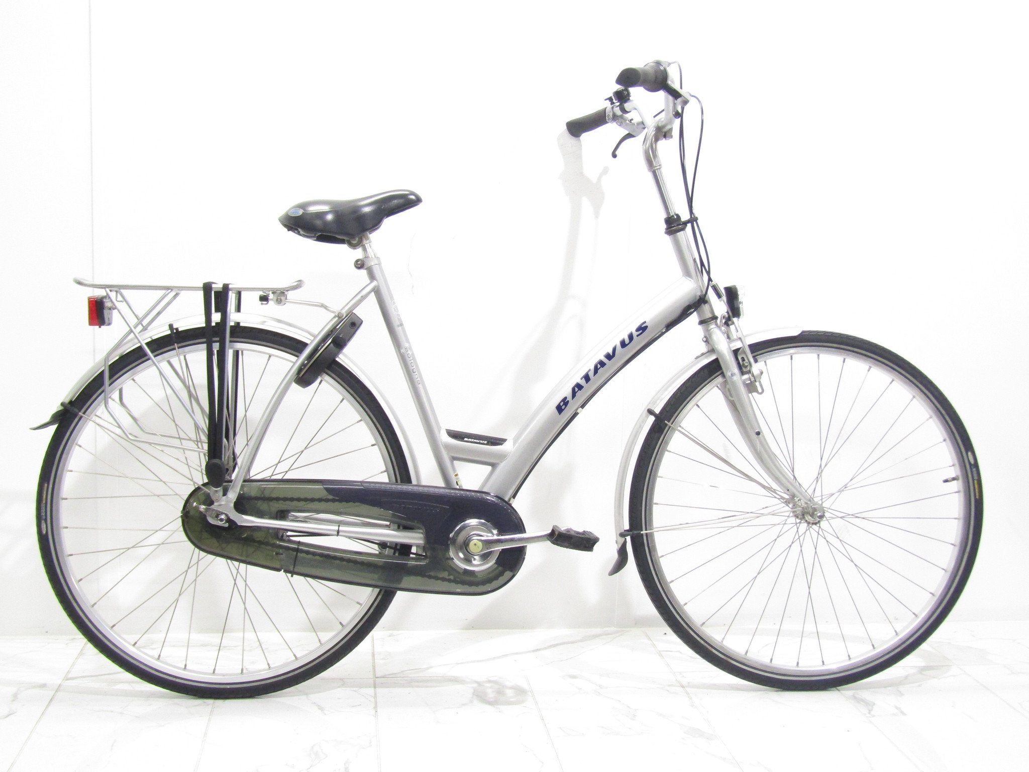 Batavus Bologna grijs dames 55cm 28inch, Fietsen en Brommers, Fietsen | Dames | Damesfietsen, 53 tot 56 cm, Gebruikt, Batavus