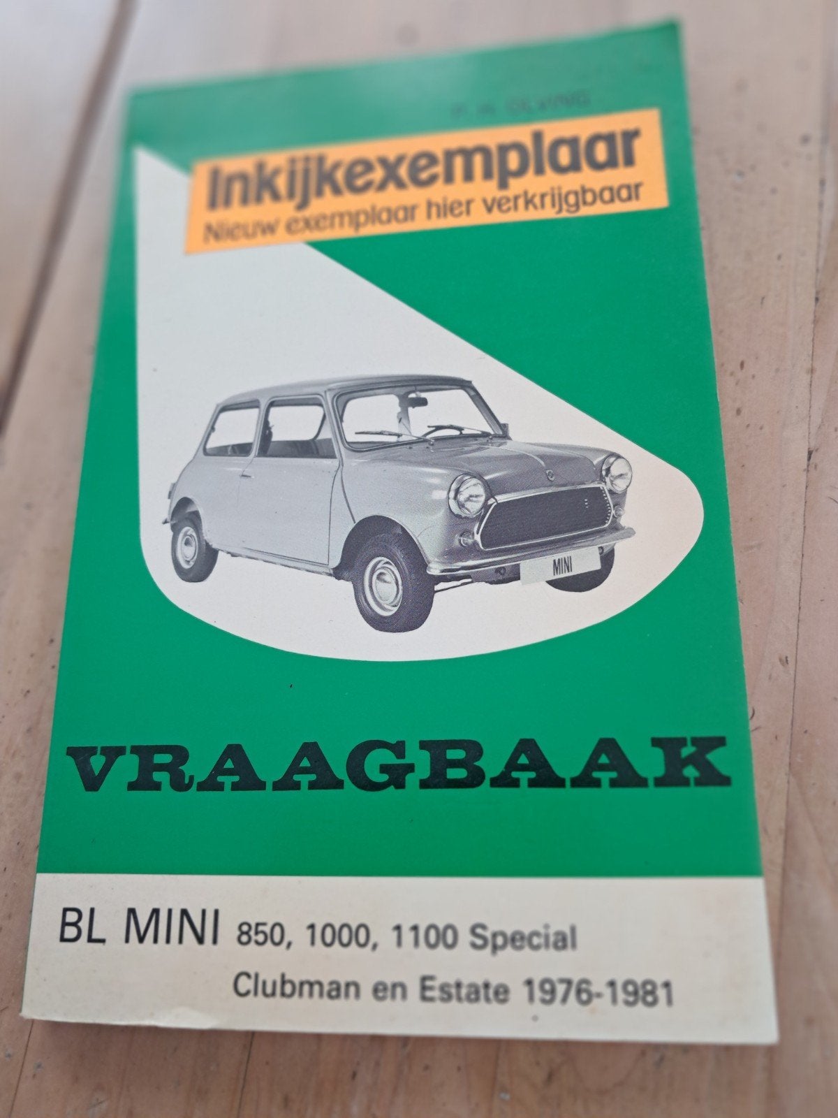 Vraagbaak Mini. Austin Mini. Mini Morris. Mini Cooper., Ophalen of Verzenden