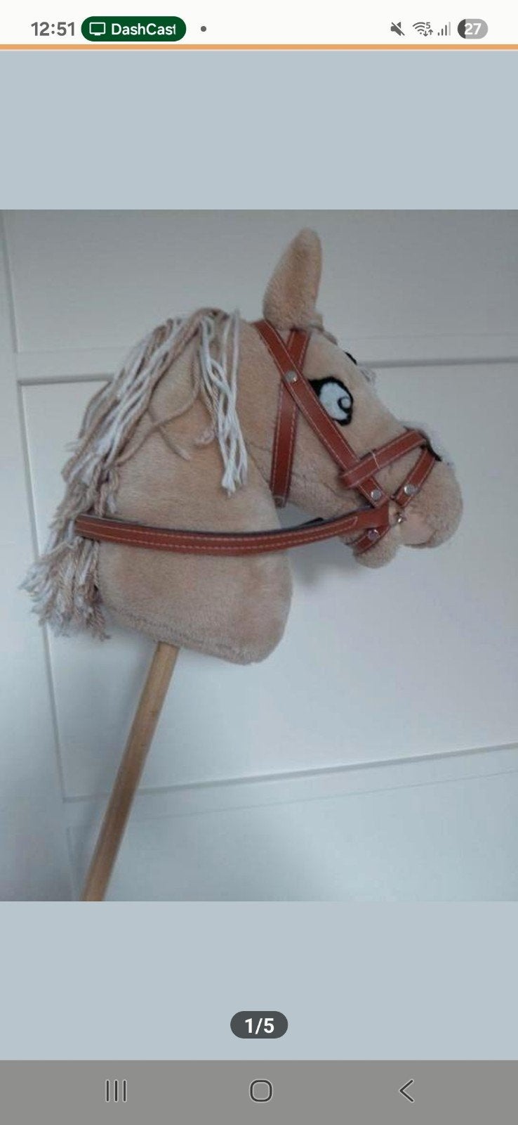 Hobbyhorse Pipoos met bruin hoofdstel, Ophalen, Gebruikt, Jongen of Meisje