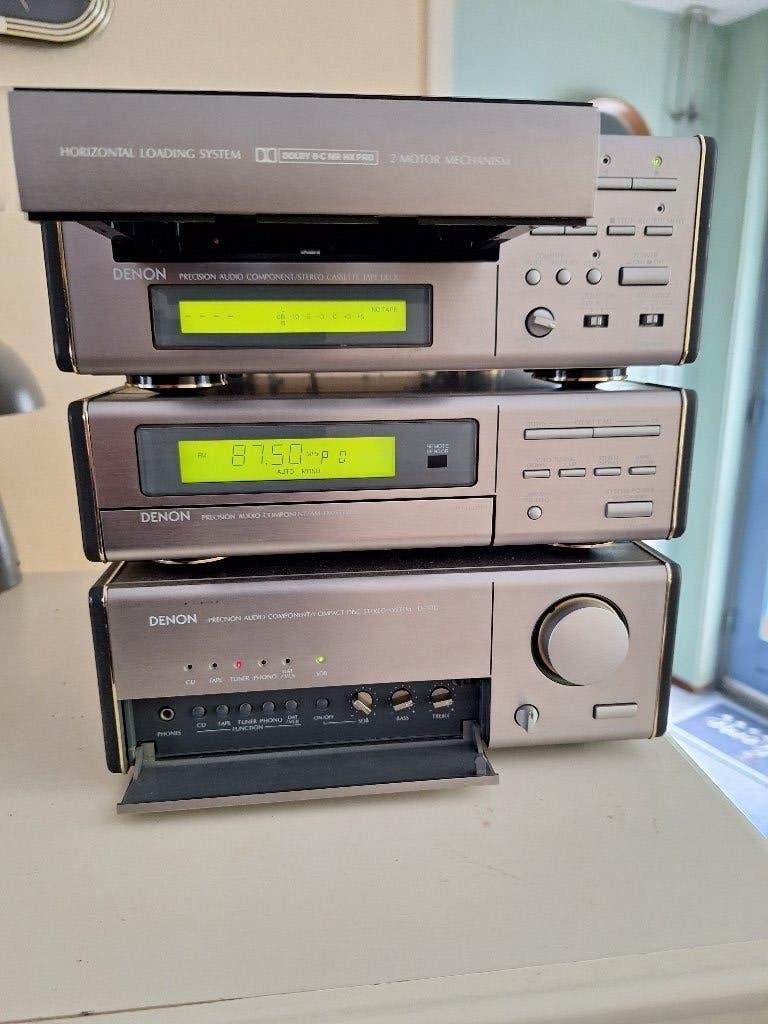 denon stereo set, Gebruikt, Denon, Ophalen of Verzenden, Tuner of Radio