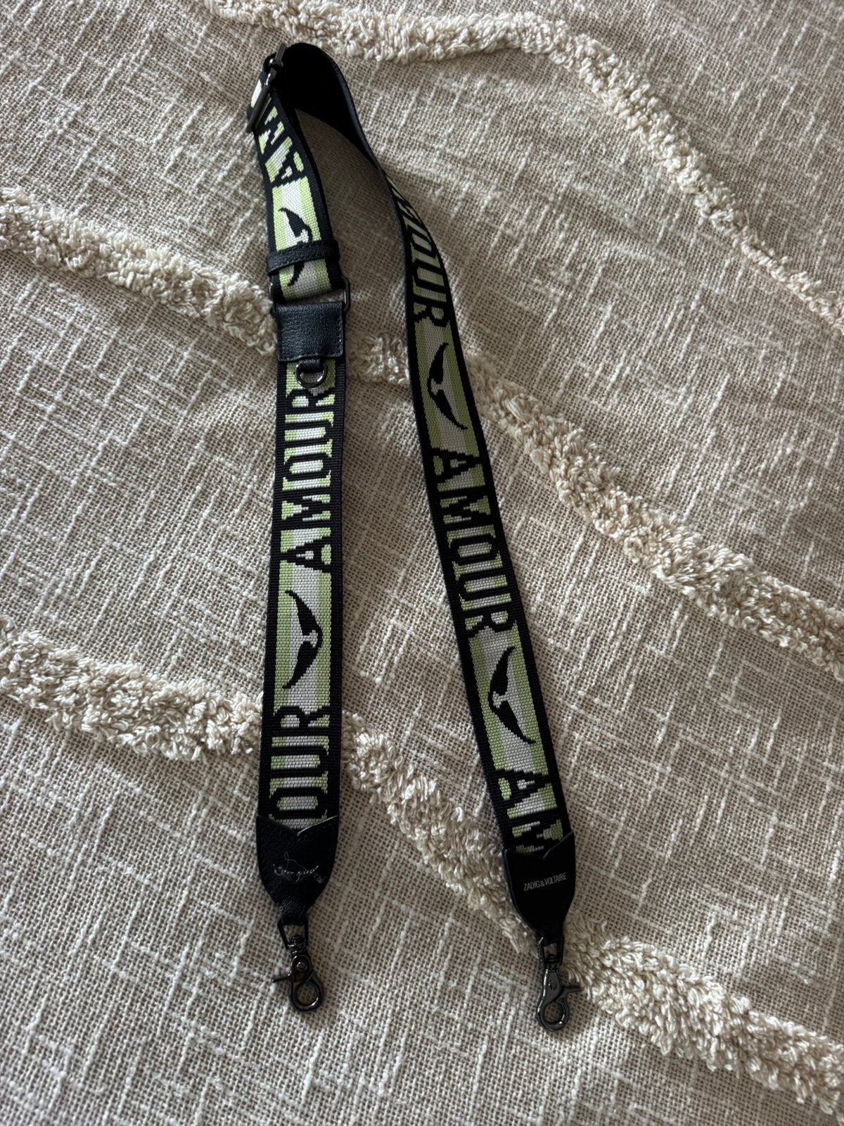 Zadig & Voltaire strap, Sieraden, Tassen en Uiterlijk, Tassen | Damestassen, Ophalen of Verzenden, Zo goed als nieuw, Zwart, Schoudertasje