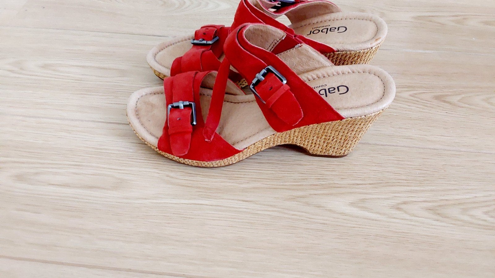 Leuke Gabor sandalen maat 40, ., Gabor, Gedragen, Rood