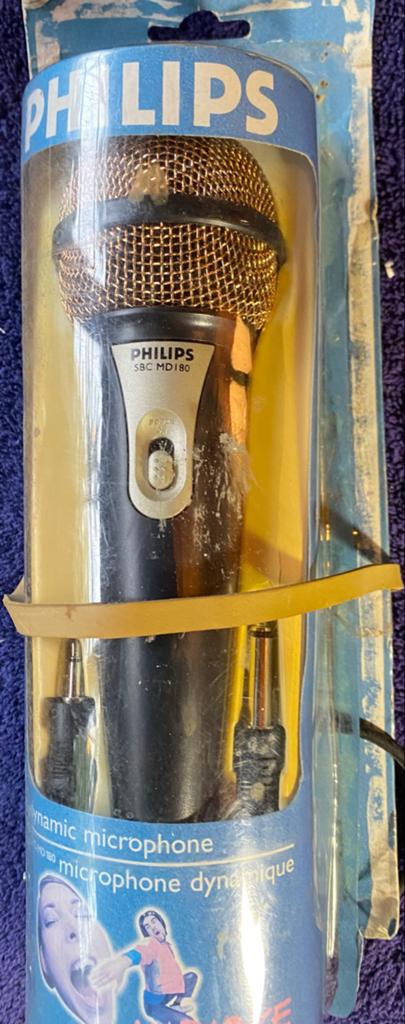 Philips SBC MD180 Dynamische Zangmicrofoon NOS, Muziek en Instrumenten, Microfoons, Nieuw, Zangmicrofoon, Ophalen of Verzenden