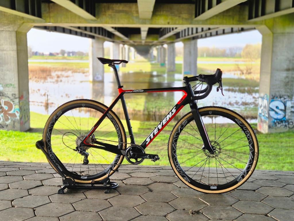 Stevens Super Prestige//Carbon//Sram Force//9th Wave// 54!, 28 inch, Carbon, Info@nentjeswielersport.nl, Zo goed als nieuw