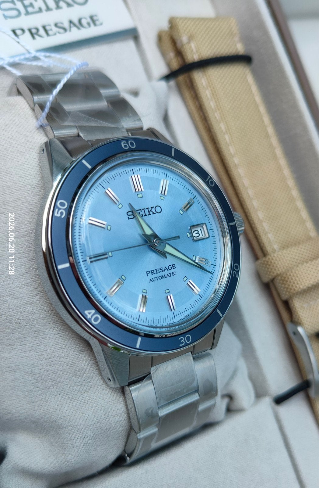 Seiko Prospex Automatic Style 60's Limited Edition SRPL19J1, Staal, Verzenden, Polshorloge, Nieuw