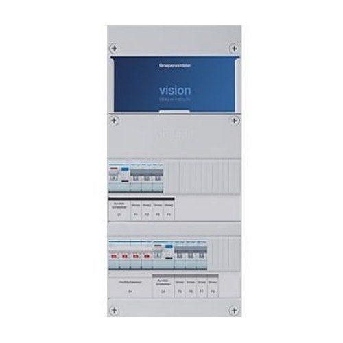 6 groepenkast 4P HFD 2x2P ALS 3F - Hager, Verzenden, Nieuw