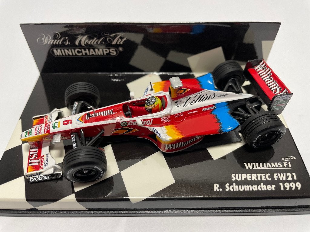 Williams Supertec FW21 R. Schumacher 1999, Ophalen of Verzenden, Zo goed als nieuw, Formule 1