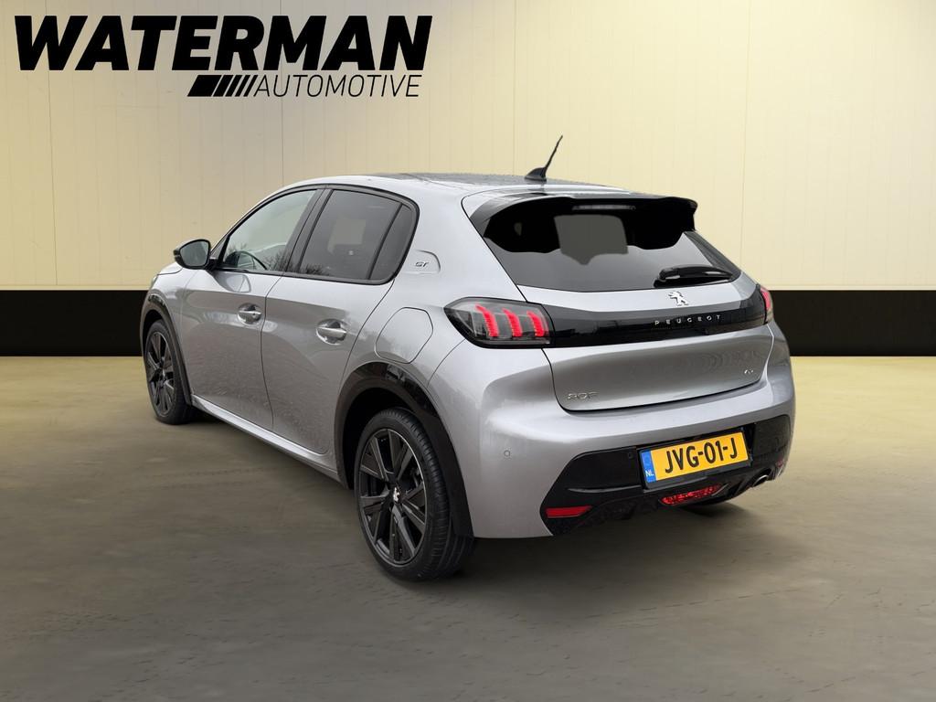 Peugeot 208 1.2 GT-Line 101PK AUTOMAAT/VIRTUEEL/CAMERA/LED/1, 101 pk, Gebruikt, Parkeersensor, Leder en Stof
