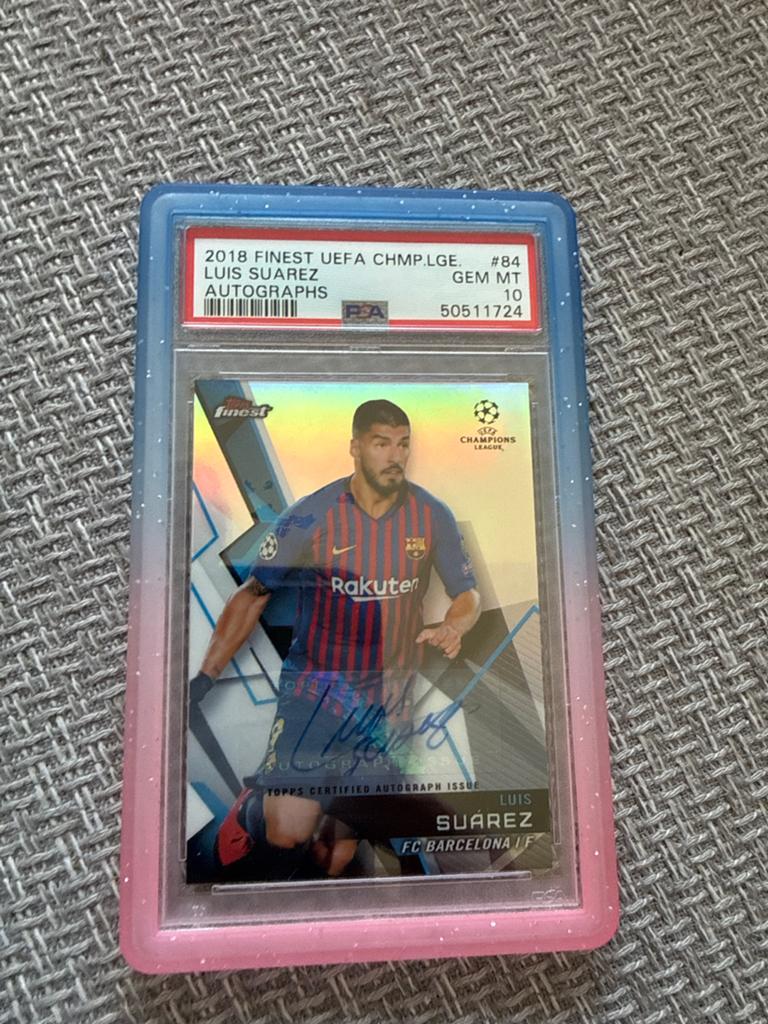 Luis Suarez PSA 10 GEM MT Autographed Kaart - Pop 1, Verzamelen, Sportartikelen en Voetbal, Ophalen of Verzenden, Nieuw, Buitenlandse clubs