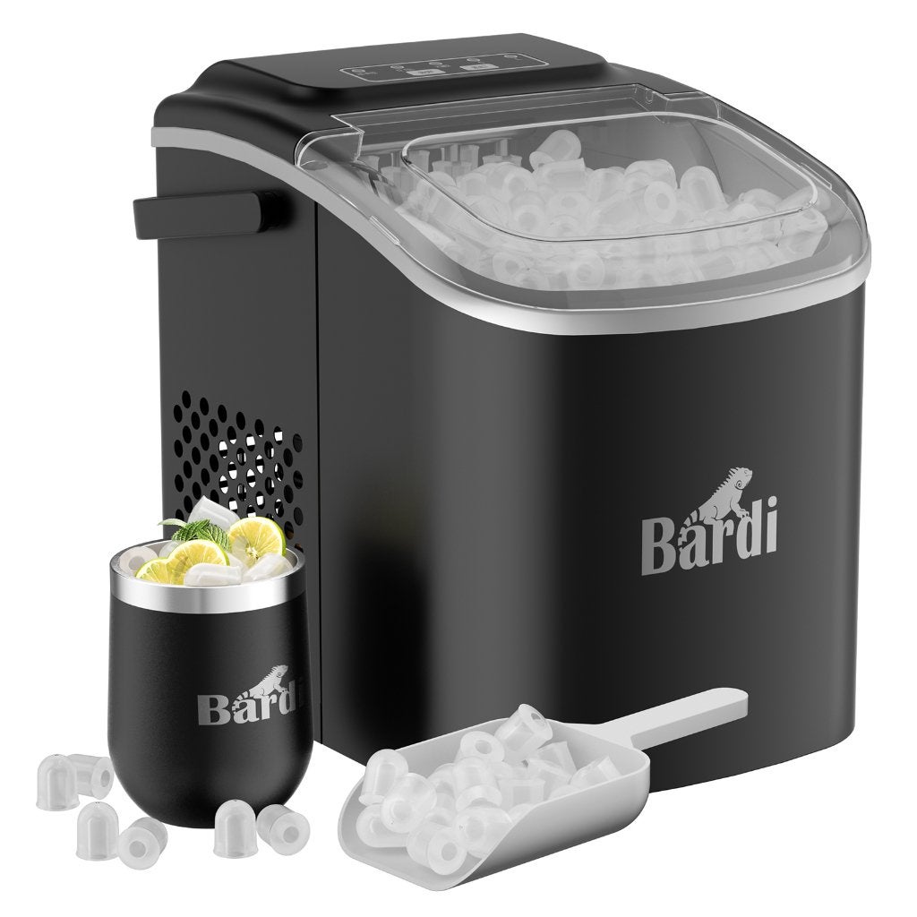 Bardi 1,2 Liter Deluxe Ijsblokjesmachine SET, Witgoed en Apparatuur, Ophalen, Zo goed als nieuw, Zelfvriezend
