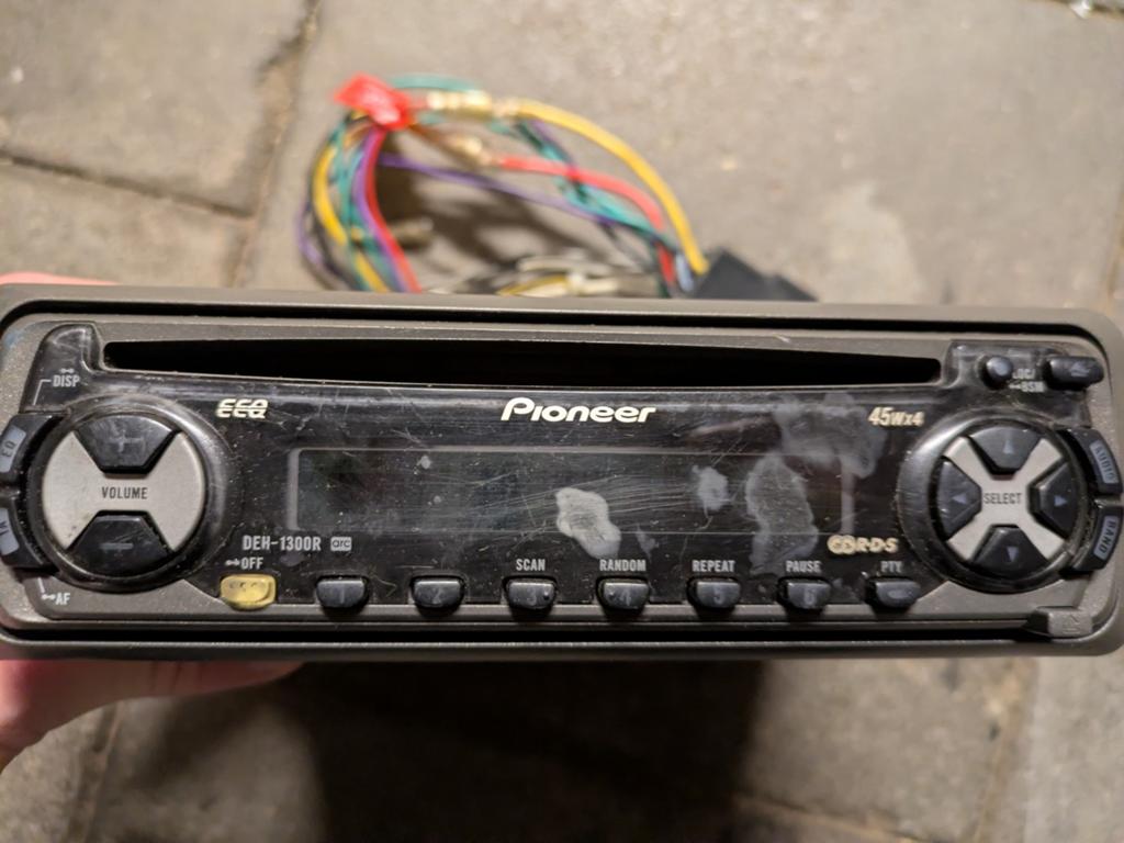 Pioneer DEH-1400R Radio Vintage Auto, Ophalen of Verzenden