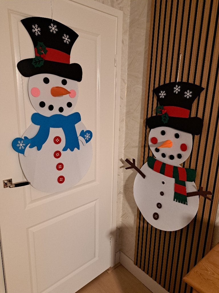 sneeuwpop vilt, Ophalen of Verzenden, Zo goed als nieuw