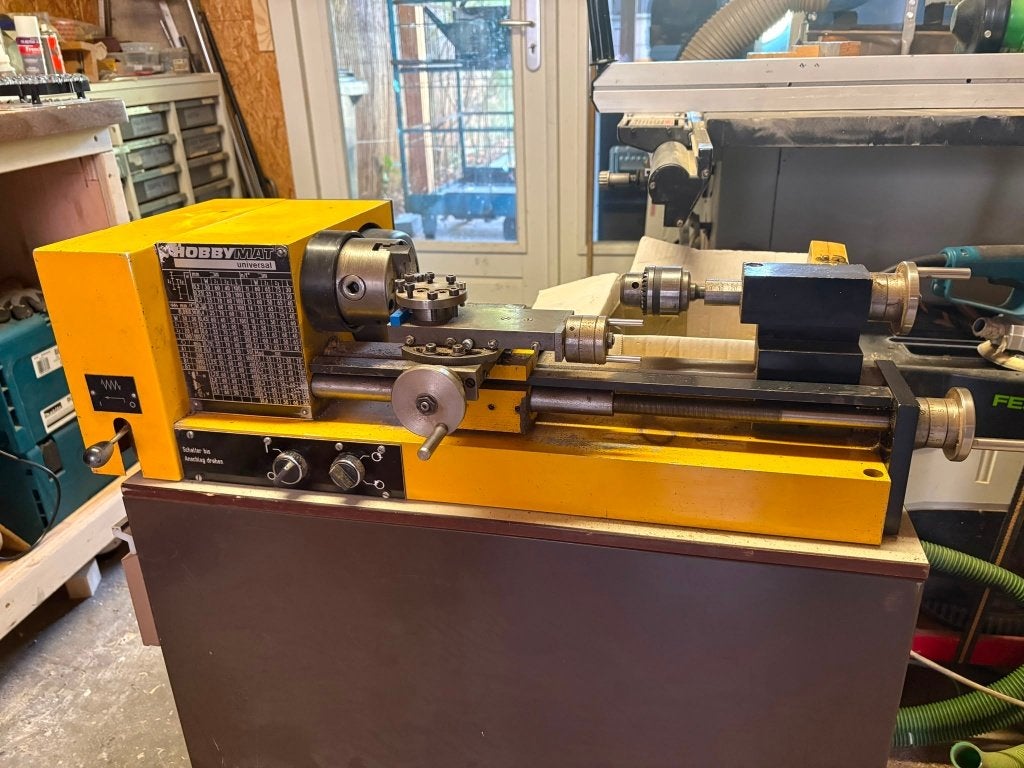 Hobbymat MD65 draaibank, Ophalen, Gebruikt, Metaaldraaibank, Minder dan 500 mm