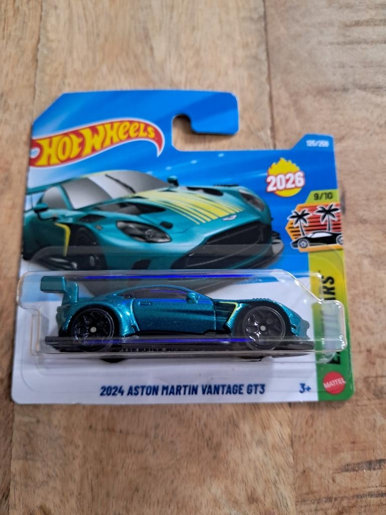Hot Wheels 2024 Aston Martin Vantage GT3 nieuw in verpakking, Ophalen of Verzenden, Nieuw, Auto