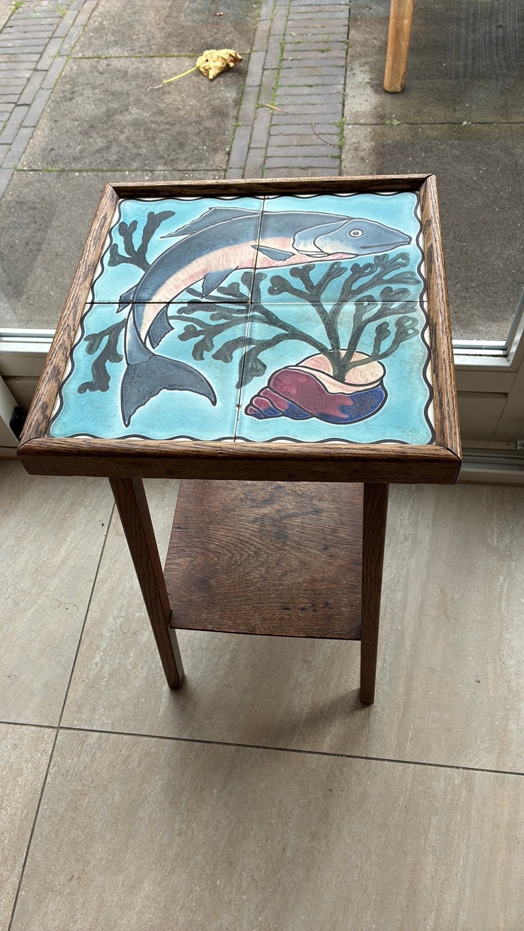 Plantentafeltje, Huis en Inrichting, Ophalen, Minder dan 55 cm, Zo goed als nieuw, 60 cm of meer