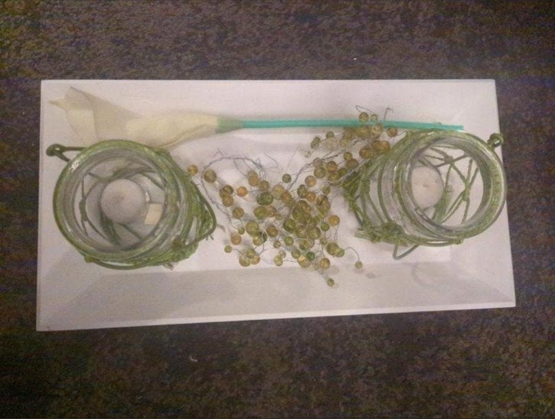 Dienblad + accessoires, Ophalen of Verzenden, Zo goed als nieuw