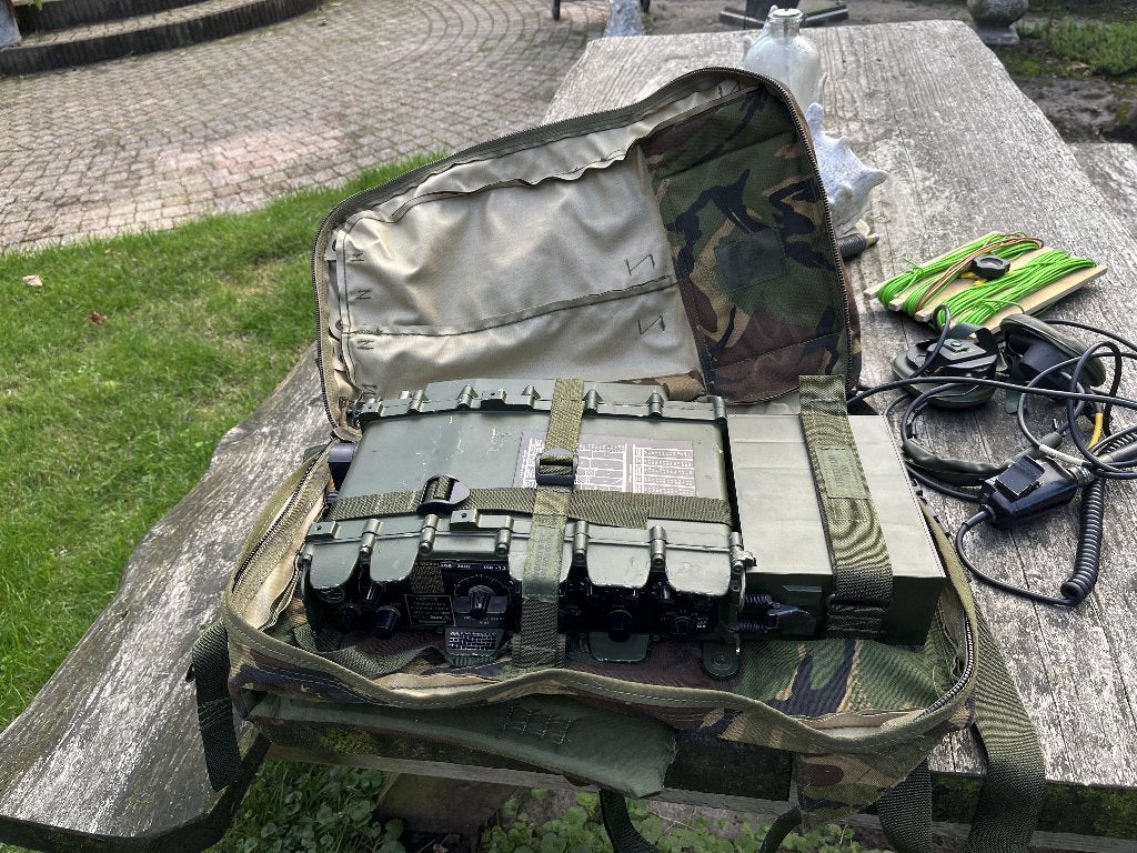 Clansman PRC-320 complete set – LSB modificatie – werkend, Telecommunicatie, Zenders en Ontvangers, Ophalen, Gebruikt, Zender en Ontvanger