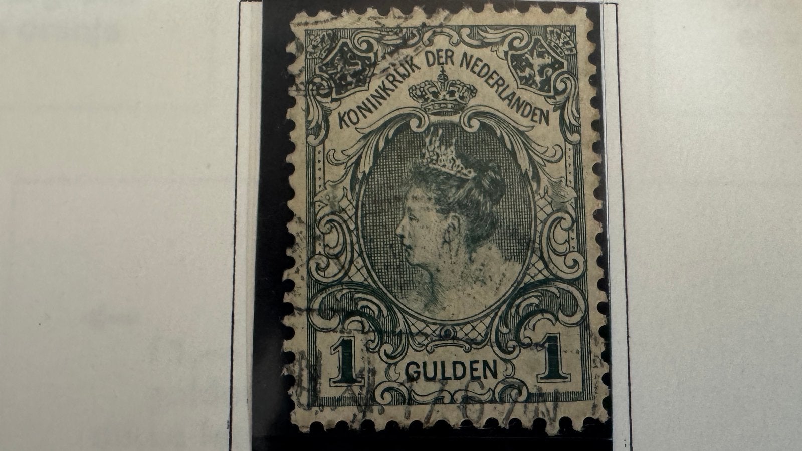 Nederlandse zegel 1 gulden, Postzegels en Munten, Postzegels | Nederland, Ophalen, T/m 1940, Gestempeld