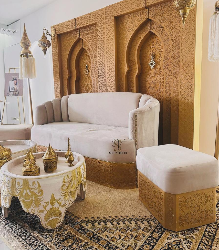 Luxe Henna Stage Set - Marokkaanse Stijl, Ophalen, Zo goed als nieuw, Overige