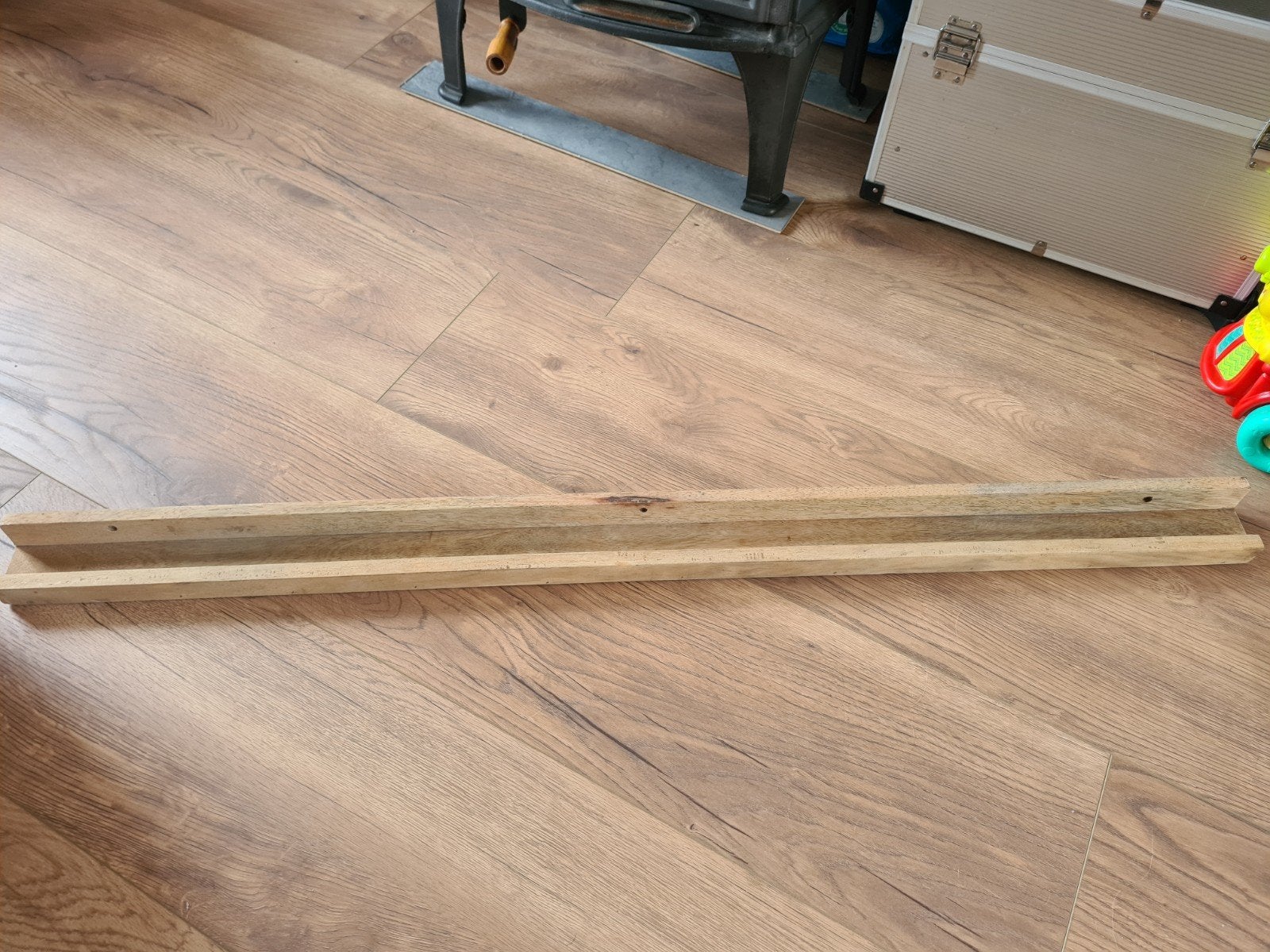 Houten fotolijst houder, Ophalen, Gebruikt, Bruin, Hout