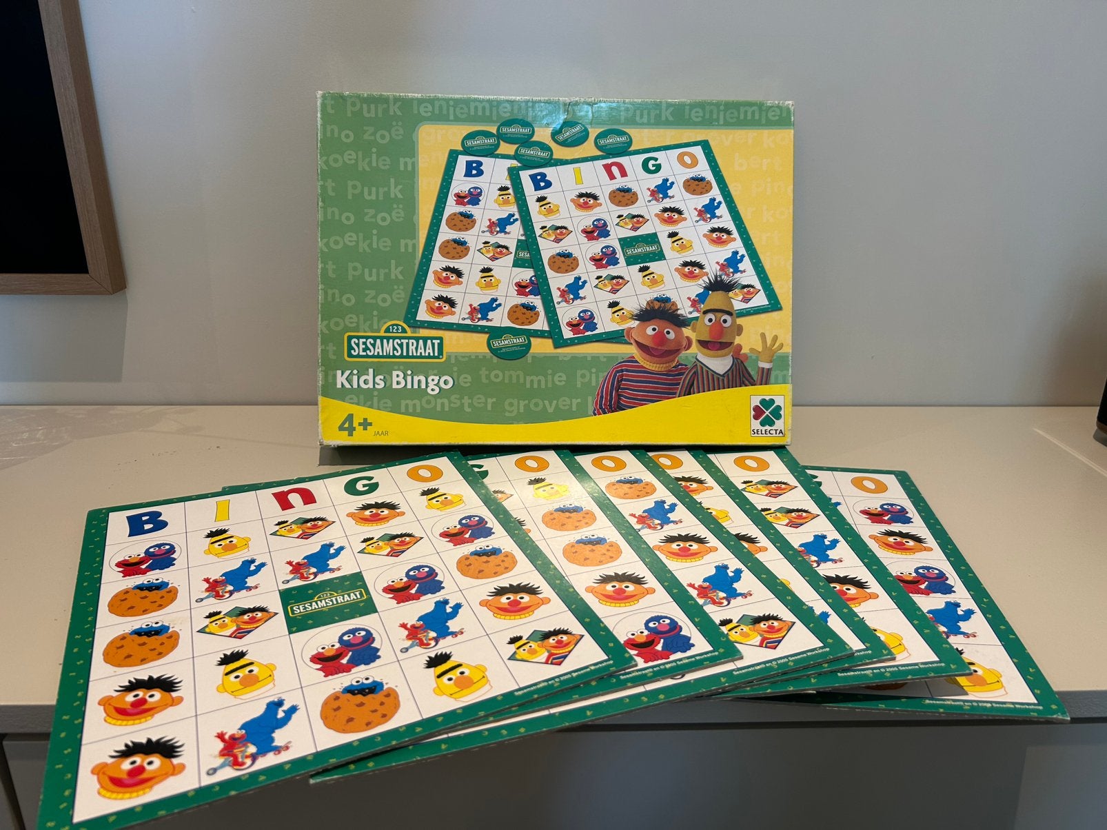 Sesamstraat Kids Bingo - 2 tot 6 spelers, Ophalen of Verzenden