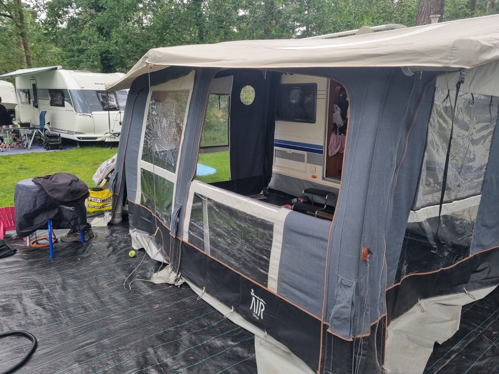 Isabella Air Cirrus North 400 voortent, Caravans en Kamperen, Ophalen, Zo goed als nieuw, Polyester, Isabella