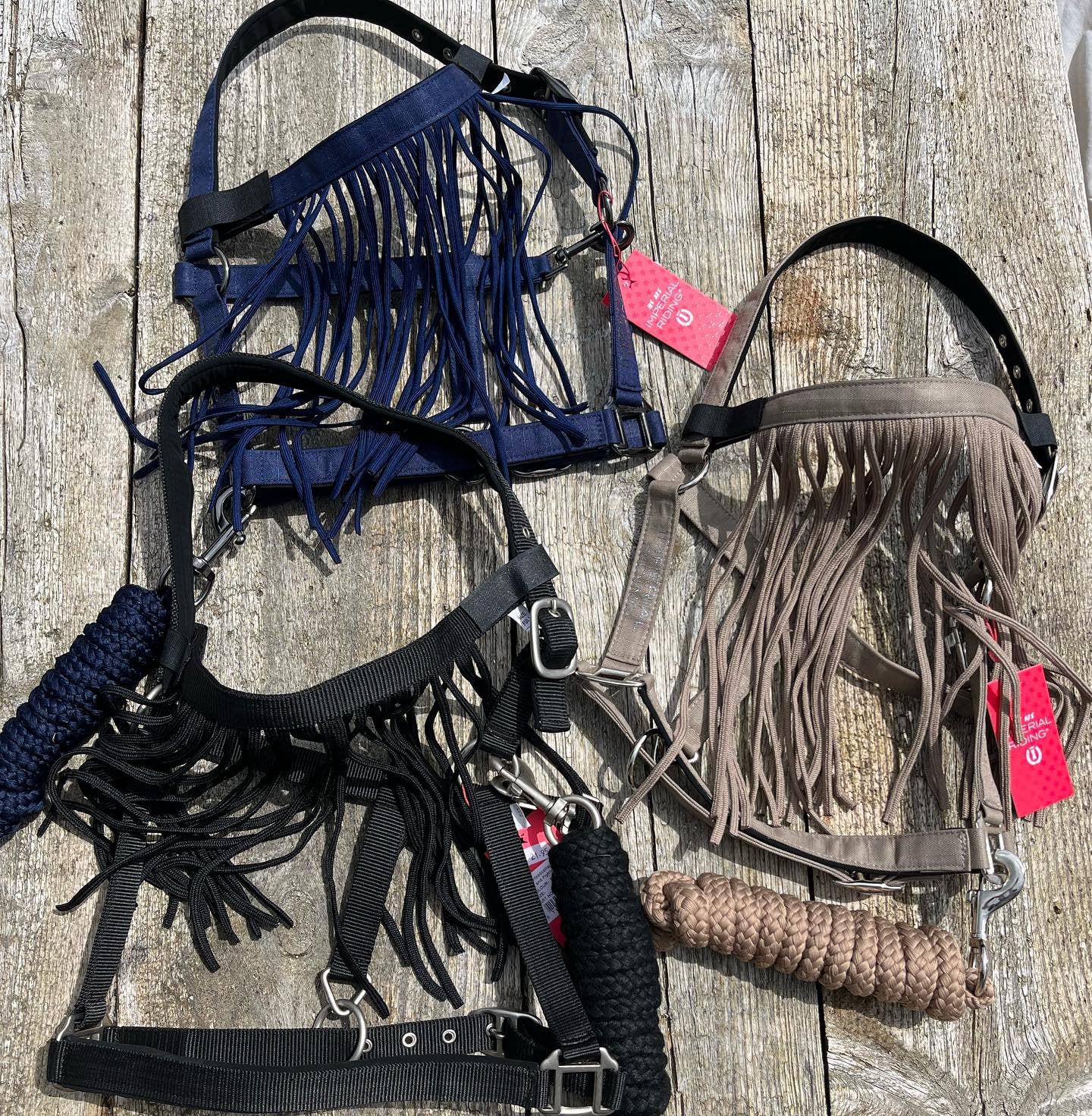 Halster met halstertouw maat pony en cob €19,95, Ophalen of Verzenden, Blauw, Halster, Pony